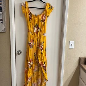 Size large.. romper with a long back